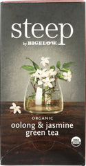 BIGELOW: Steep Organic Oolong & Jasmine Green Tea, 1.28 oz