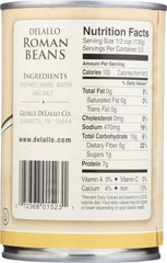 DELALLO: Bean Roman, 15.5 oz