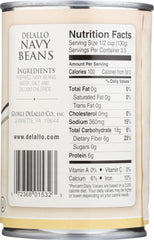 DELALLO: Navy Beans, 15.5 oz