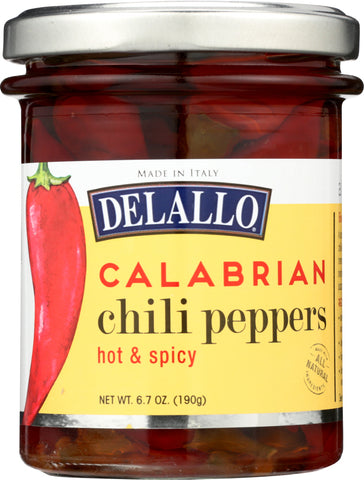 DELALLO: Peppers Calabrian Chili, 6.7 oz