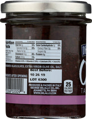 DELALLO: Black Italian Olive Tapenade, 6.7 oz