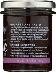 DELALLO: Black Italian Olive Tapenade, 6.7 oz