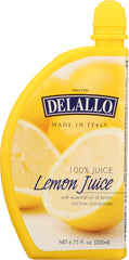DELALLO: Juice Lemon, 6.75 oz
