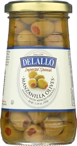 DELALLO: Stuffed Manzanilla Olives, 5.75oz