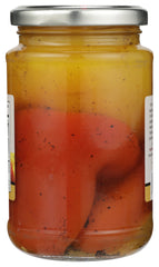 DELALLO: Roasted Yellow & Red Peppers with Garlic, 12 oz