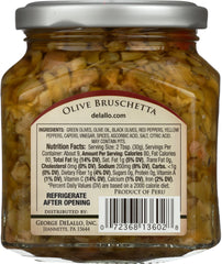 DELALLO: Olive Bruschetta, 10 oz