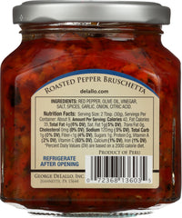 DELALLO: Roasted Pepper Bruschetta, 10 oz