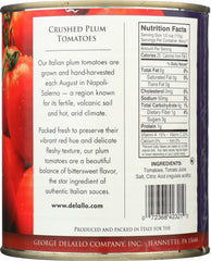 DELALLO: Italian Crushed Tomatoes In Heavy Juice With Basil, 28 oz