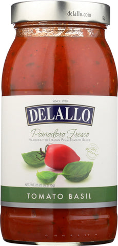 DELALLO: Sauce Tomato Basil Pomodoro Fresco, 25.25