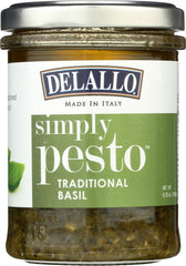 DELALLO: Pesto Sauce In Olive Oil, 6.5 oz