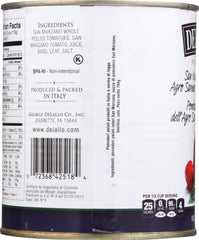DELALLO: Tomato Imported Marzano, 28 oz