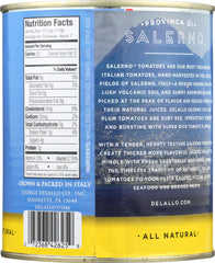 DELALLO: Tomatoes Salerno Plum Italia, 28 oz