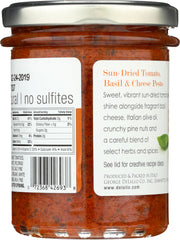 DELALLO: Pesto Sundried Tomato Basil Cheese, 6.35 oz