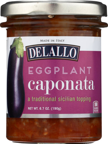 DELALLO: Eggplant Caponata, 6.7 oz