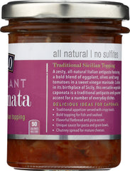 DELALLO: Eggplant Caponata, 6.7 oz