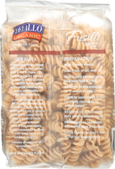 DELALLO: Organic Whole Wheat Fusilli Pasta No.27, 16 oz