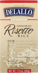 DELALLO: Rice Arborio Risotto, 17.6 oz