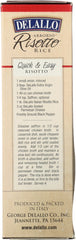 DELALLO: Rice Arborio Risotto, 17.6 oz