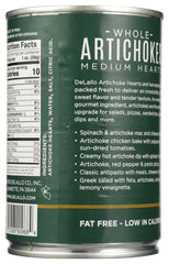 DELALLO: Artichoke Heart 6-8 Counts, 14.1 oz