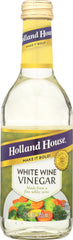 HOLLAND HOUSE: White Wine Vinegar, 12 oz