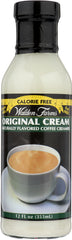 WALDEN FARMS: Calorie Free Original Cream Coffee Creamer, 12 oz