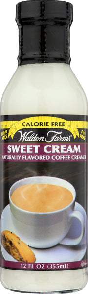 WALDEN FARMS: Calorie Free Sweet Cream Coffee Creamer, 12 oz