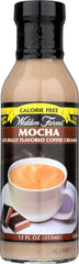 WALDEN FARMS: Calorie Free Mocha Coffee Creamer, 12 oz