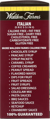 WALDEN FARMS: Calorie Free Italian Dressing 6 Packets, 6 oz