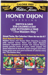 WALDEN FARMS: Honey Dijon Dressing 6 Packets, 6 oz