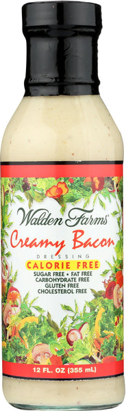 WALDEN FARMS: Calorie Free Salad Dressing Creamy Bacon, 12 oz