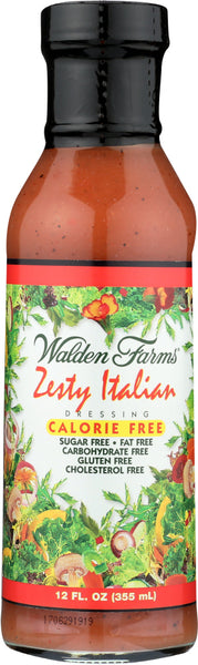 WALDEN FARMS: Zesty Italian Dressing Carbohydrate Free, 12 oz