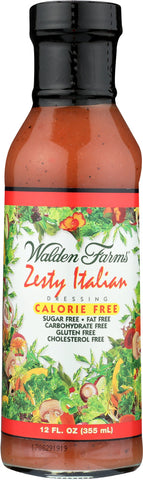 WALDEN FARMS: Zesty Italian Dressing Carbohydrate Free, 12 oz