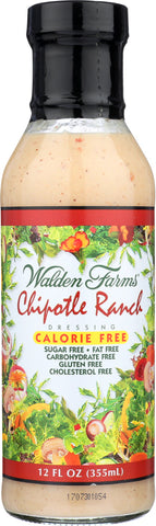 WALDEN FARMS: Chipotle Ranch Dressing, 12 oz