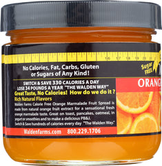 WALDEN FARMS: Calorie Free Fruit Spread Orange Marmalade, 12 oz