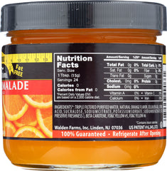 WALDEN FARMS: Calorie Free Fruit Spread Orange Marmalade, 12 oz