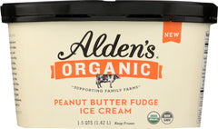 ALDENS ORGANIC: Ice Cream Peanut Butter Fudge, 48 oz