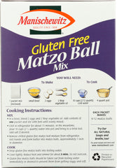 MANISCHEWITZ: Gluten Free Matzo Ball Mix, 5 oz