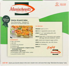 MANISCHEWITZ: Egg & Onion Matzos, 10 Oz