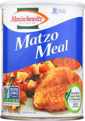 MANISCHEWITZ: Matzo Meal Daily Canister, 16 oz
