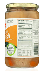 MANISCHEWITZ: Premium Gold Gefilte Fish with Carrots in Jelled Broth, 24 Oz