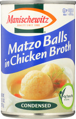 MANISCHEWITZ: Condensed Soup Matzo Balls in Chicken Broth, 10.5 Oz