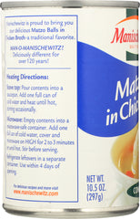 MANISCHEWITZ: Condensed Soup Matzo Balls in Chicken Broth, 10.5 Oz