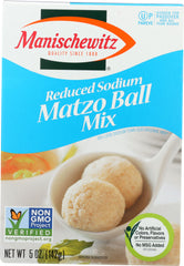 MANISCHEWITZ: Mix Matzo Ball Reduced Sodium, 5 oz