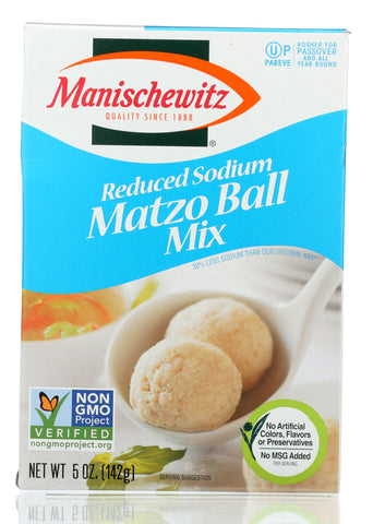 MANISCHEWITZ: Matzo Ball Mix Reduced Sodium, 5 oz