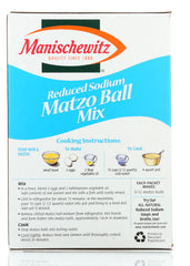 MANISCHEWITZ: Matzo Ball Mix Reduced Sodium, 5 oz