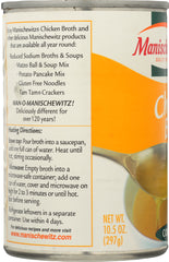 MANISCHEWITZ: Chicken Broth Soup Condensed, 10.5 Oz