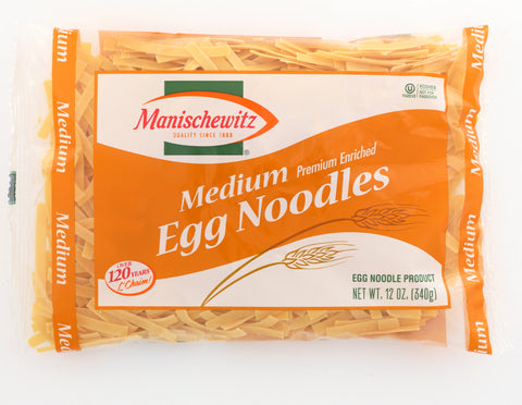 MANISCHEWITZ: Medium Egg Noodles, 12 oz