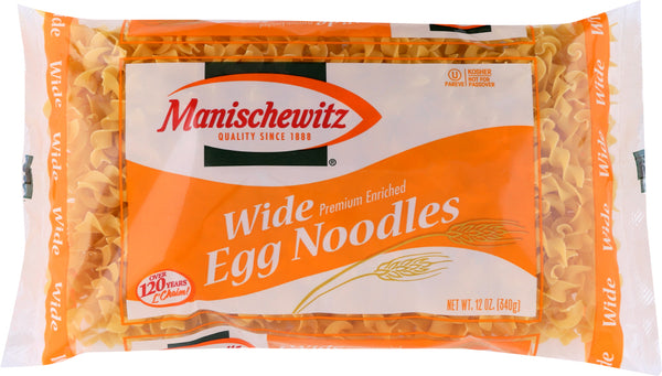 MANISCHEWITZ: Noodle Egg Wide, 12 oz