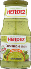 HERDEZ: Salsa Guacamole Medium, 15.7 oz