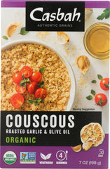 CASBAH: Organic Roasted Garlic & Olive Oil Couscous, 7 oz